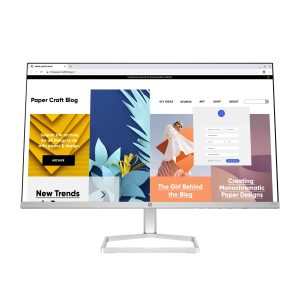 HP 524sw - 5 Series - LED monitor - 24" (23.8" viewable) - 1920 x 1080 Full HD (1080p) @ 100 Hz - IPS - 300 cd/m² - 1500:1 - 5 ms - HDMI, VGA - white, silver (stand)