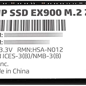 HP EX900 - SSD - 250 GB - PCIe 3.0 x4 (NVMe)