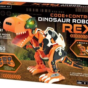 Thames & Kosmos Code+Control Dinosaur Robot REX Robotics & Engineering STEM Kit
