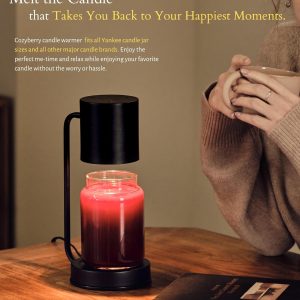 Cozyberry Candle Warmer Lamp - Black