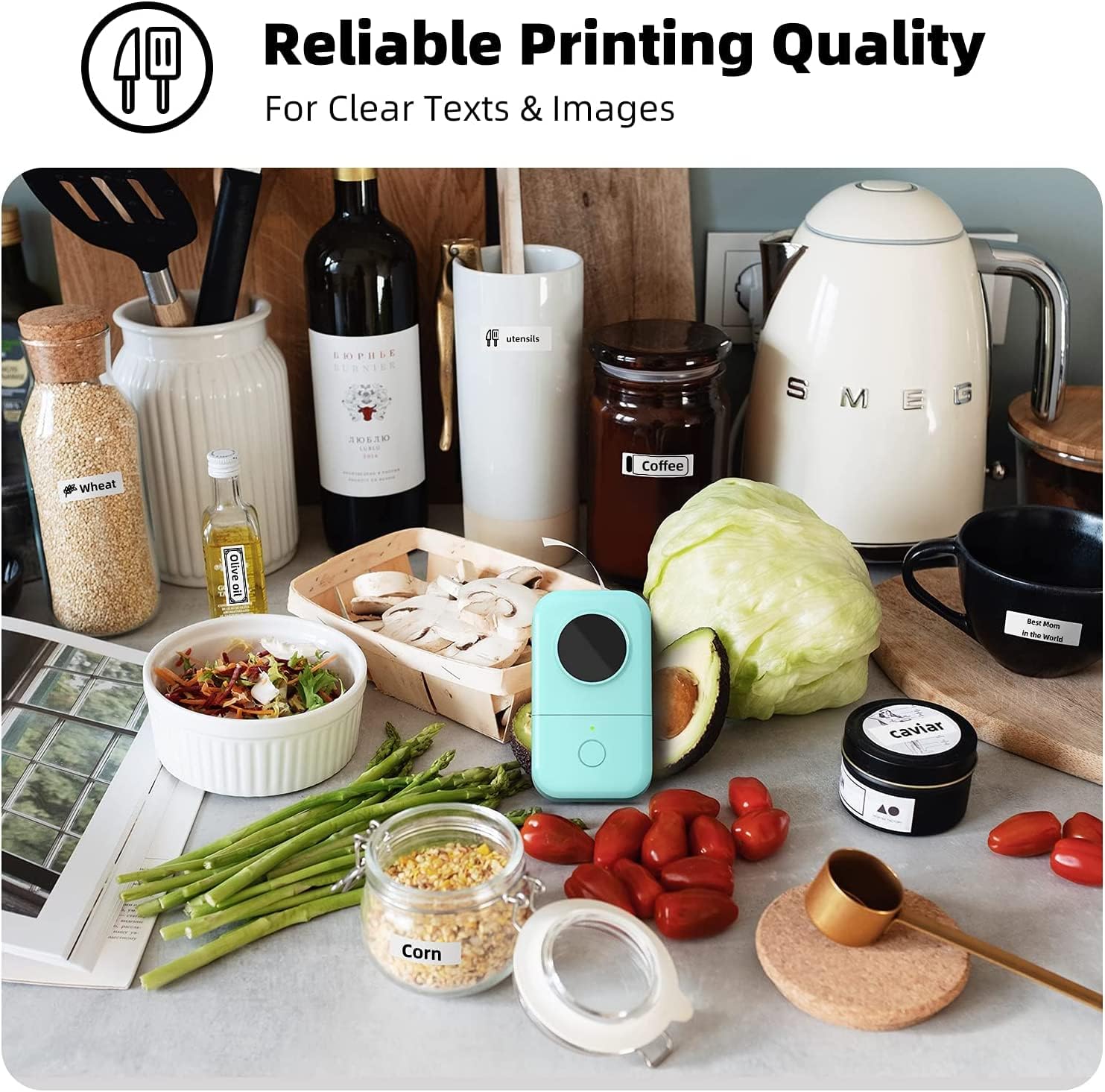 Phomemo Handheld BT Mini Lable Maker D30 Printer Blue - Image 6