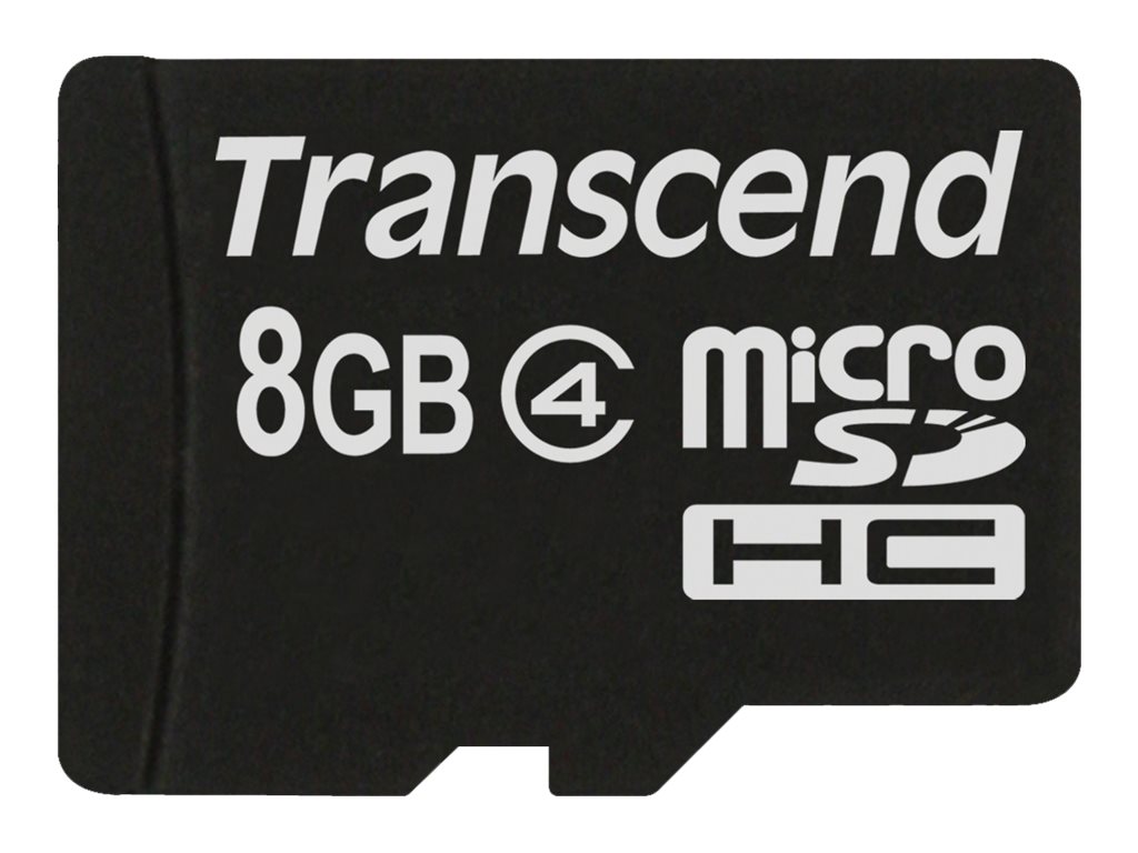 Transcend - flash memory card - 8 GB - microSDHC - Image 3