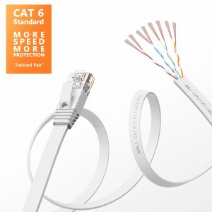 Jadaol - Cat6 Ethernet Cable - 50ft Outdoor and Indoor
