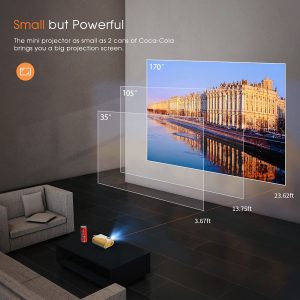 Auking Projector Mini 1080P