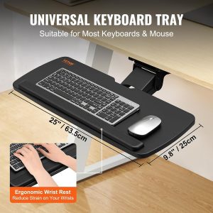 Vevor Underdesk Keyboard Tray Adjustable