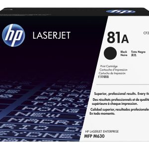 HP 81A - black - original - LaserJet - toner cartridge (CF281A)