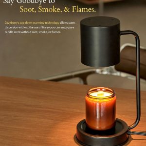 Cozyberry Candle Warmer Lamp - Black