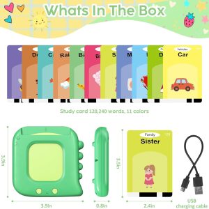 Kuovei Talking Flash Cards - Blue