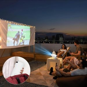 Fearwiky Mini Projector White HY300