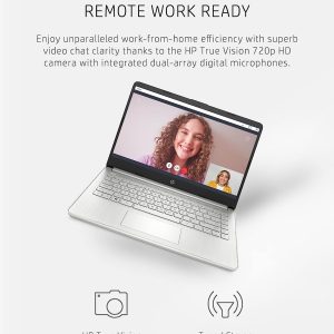 HP Laptop 14" 14-FQ1025NR Silver