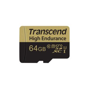 Transcend High Endurance - flash memory card - 64 GB - microSDXC