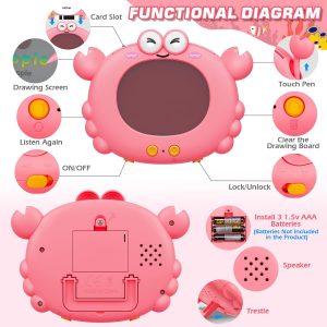 Kuovei Talking Flash Cards - Pink