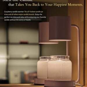 Cozyberry Candle Warmer Lamp - Pink