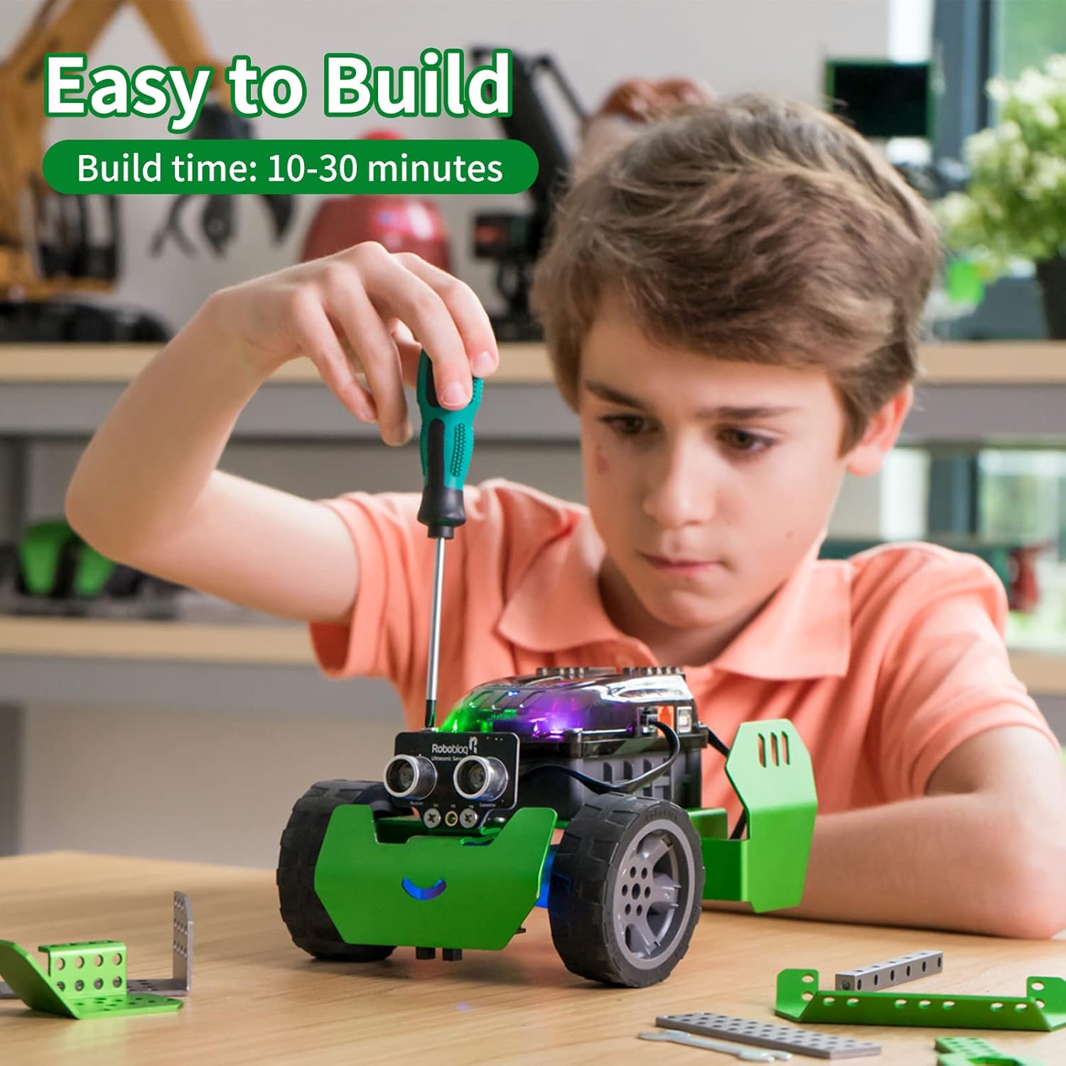 Q-Scout Coding Robot for Kids (Ages 8-12) - STEM Projects & Learning Kit - Image 4
