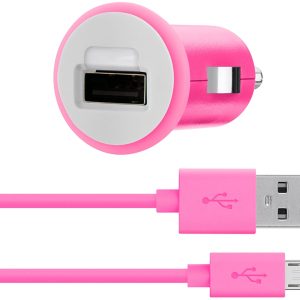 Belkin Car Charger/CBl Pnk 4Ft
