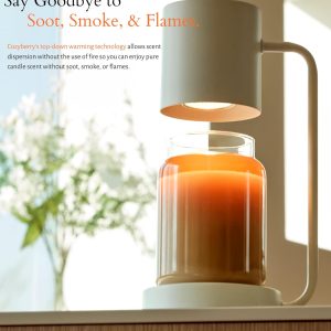 Cozyberry Candle Warmer Lamp - White