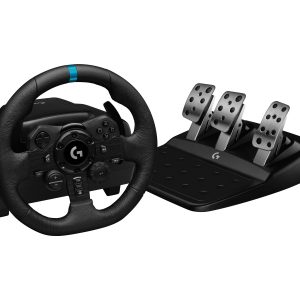 Logitech G923 Racing - wheel and pedals set - wired