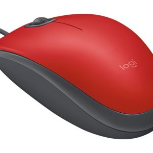 Logitech M110 Silent - mouse - USB - red