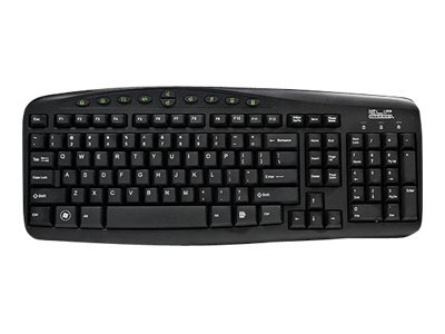 Klip Xtreme KKM-100E Multimedia - keyboard - English - black Input Device