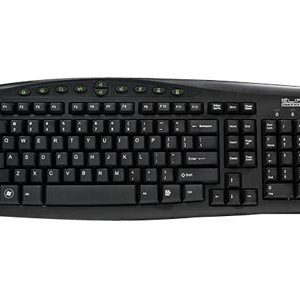 Klip Xtreme KKM-100E Multimedia - keyboard - English - black Input Device