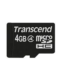 Transcend 300S - flash memory card - 4 GB - microSDHC