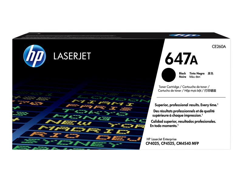 HP 647A - black - original - LaserJet - toner cartridge (CE260A) - Image 4