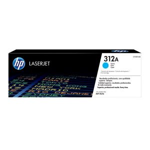HP 312A - cyan - original - LaserJet - toner cartridge (CF381A)