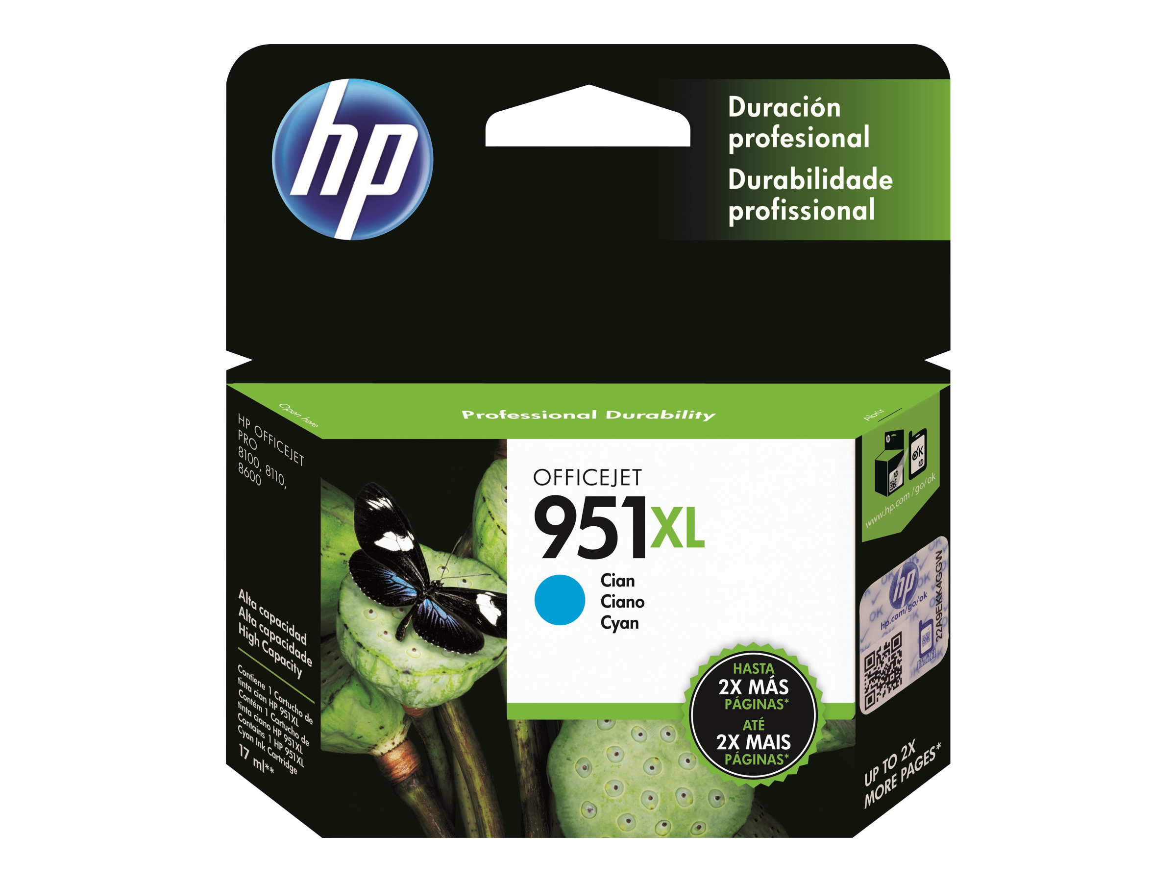 HP 951XL - High Yield - cyan - original - ink cartridge - Image 9