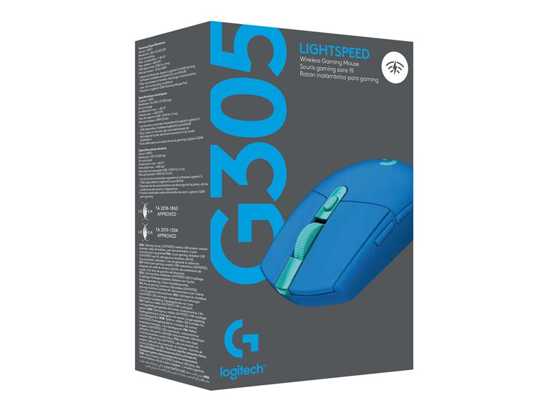 Logitech G G305 - mouse - 2.4 GHz - blue - Image 9
