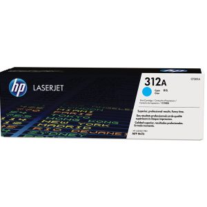 HP 312A - cyan - original - LaserJet - toner cartridge (CF381A)