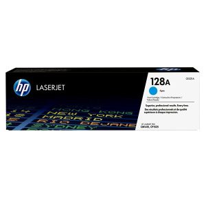 HP 128A - cyan - original - LaserJet - toner cartridge (CE321A)