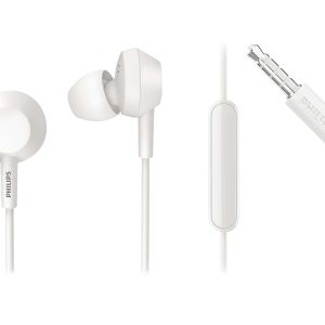 Philips TAE4105WT - Earphones with mic - in-ear - wired - 3.5 mm jack - white