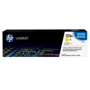 HP 125A - yellow - original - LaserJet - toner cartridge (CB542A)