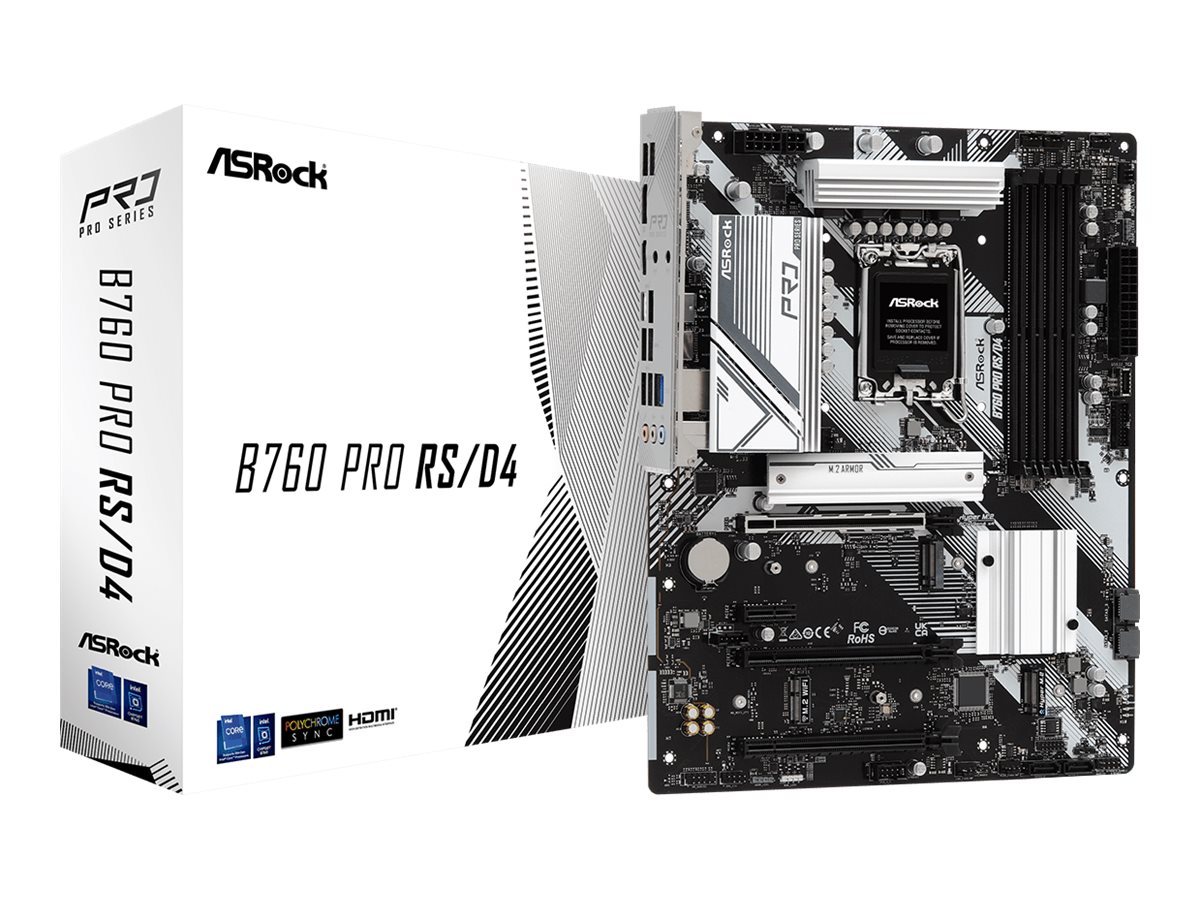 ASRock B760 PRO RS/D4 - motherboard - ATX - LGA1700 Socket - B760