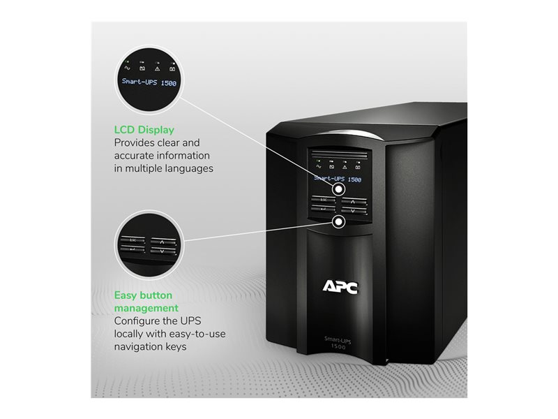 APC Smart-UPS 1500 LCD - UPS - 1 kW - 1440 VA - with APC SmartConnect - Image 11