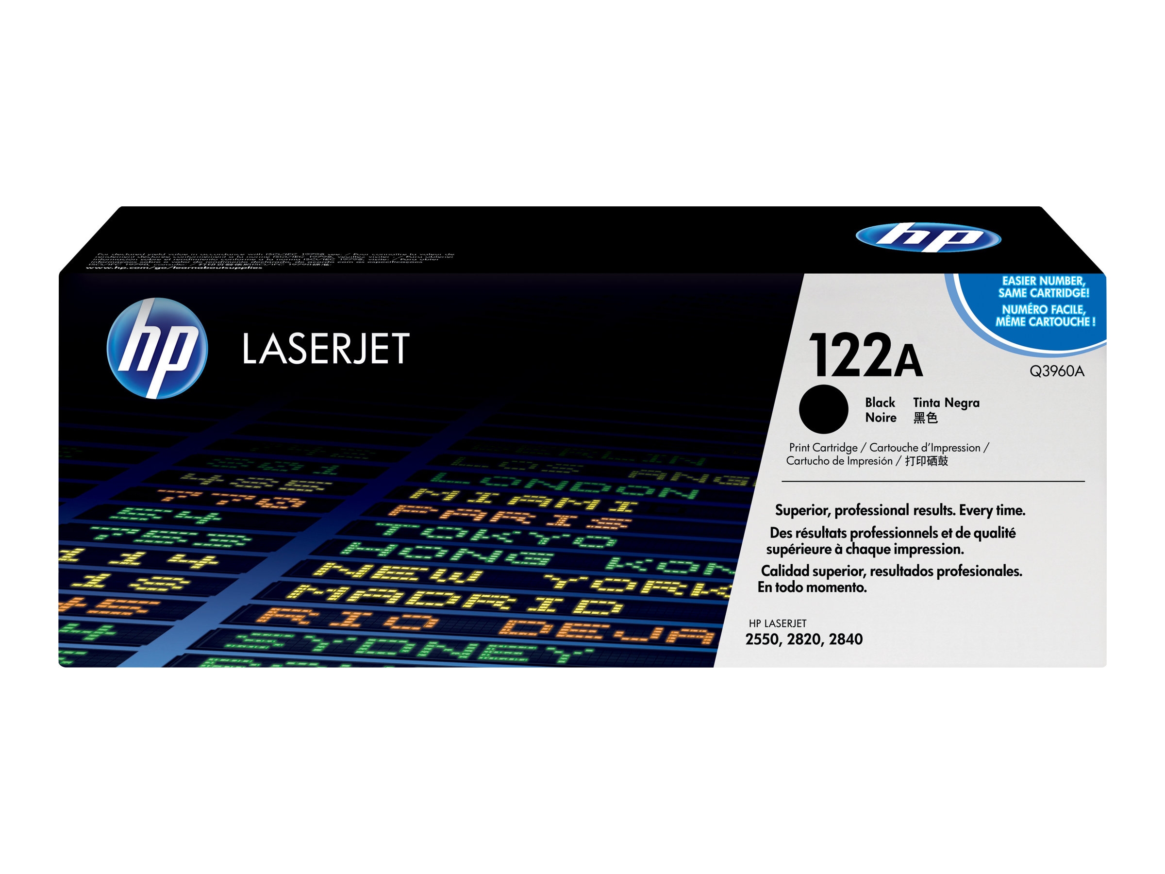 HP 122A - black - original - LaserJet - toner cartridge (Q3960A)