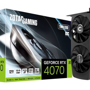 ZOTAC GAMING GeForce RTX 4070 Twin Edge OC - graphics card - GeForce RTX 4070 - 12 GB