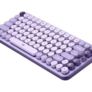 Logitech POP Keys Wireless Mechanical Keyboard with Customizable Emoji Keys - Cosmos - keyboard - cosmos Input Device