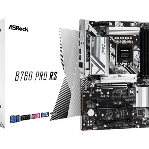 ASRock B760 PRO RS - Motherboard - ATX - LGA1700 Socket - B760 Chipset - USB 3.2 Gen 1, USB 3.2 Gen 2, USB-C 3.2 Gen2 - 2.5 Gigabit LAN - onboard graphics (CPU required) - HD Audio (8-channel)