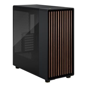 Fractal Design North - Tower - extended ATX - windowed side panel (tempered glass) - no power supply (ATX) - charcoal black - USB/Audio/Mic