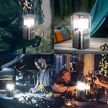 LETMY Camping Lantern, Rechargeable Solar X2500 - Image 2