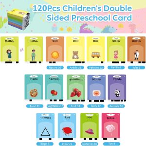 Kuovei Talking Flash Cards - Blue