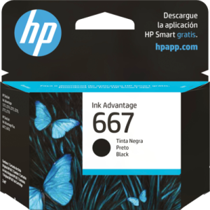 HP #667 Black Ink 3YM79AL