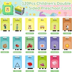 Kuovei Talking Flash Cards - Blue