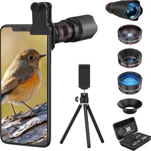 Selvim Phone Camera Lens - Phone Lens Kit 4 in 1