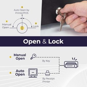 Volcora Cash Drawer Black