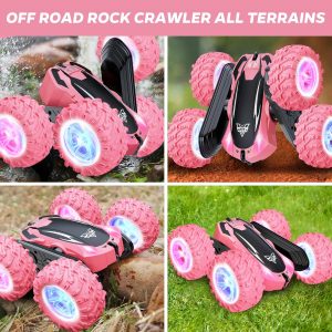 Kkones Remote Control Stunt Car - Pink