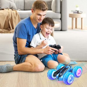 Kkones Remote Control Stunt Car - Blue
