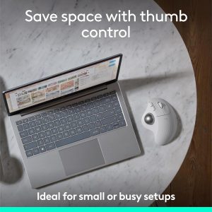 Logitech Ergo Series ERGO M575S - trackball - Bluetooth, 2.4 GHz - graphite