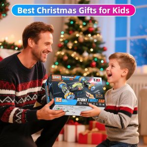 Gigilli Remote Control Car – Gesture Sensing 4WD RC Stunt Car with Spray Music & Lights – Boys Toys Christmas Birthday Gifts Ages 5–12